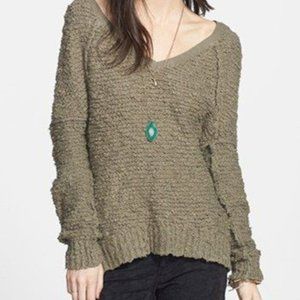 Free People Songbird Sheer Pullover Sweater